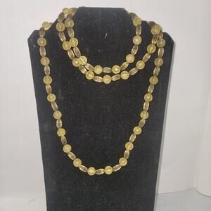 Vintage Single Strand 26" Browns Tans Costume Jewelry Fashion Icon BE DIFFERENT